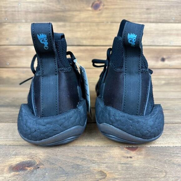 NEW Adidas Triple Black Crazy BYW Basketball Shoe Size 5Y, Women 6.5 (EE5999)